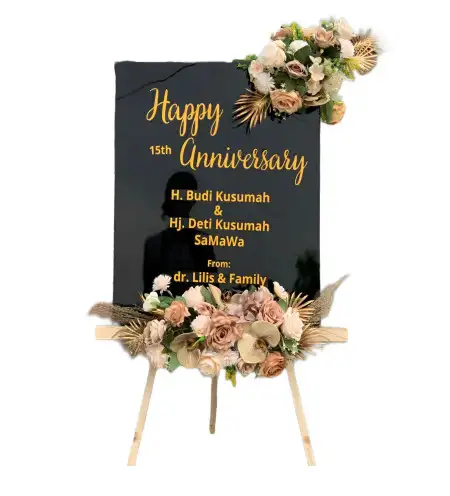 Papan Bunga Akrilik Gondangan